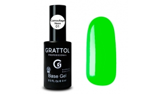 Grattol Base Camouflage Neon 01 - База камуфлирующая неоновая, 9 ml